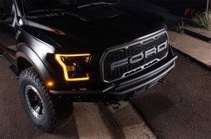 Ford F-150 Raptor Front Bumper - Addictive Desert Designs - Stealth R - Hammer Black - `17-`18 Ford F-150 Raptor Front Bumper - Addictive Desert Designs - Stealth R - Hammer Black - `17-`18
